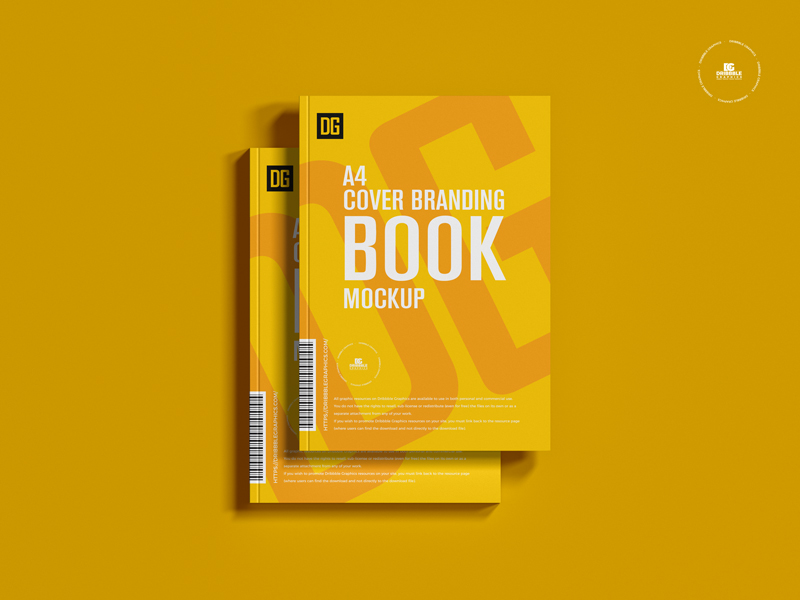 Free-Premium-A4-Cover-Branding-Book-Mockup-600