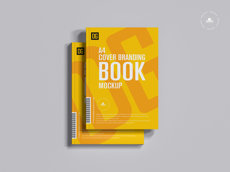Free-Premium-A4-Cover-Branding-Book-Mockup