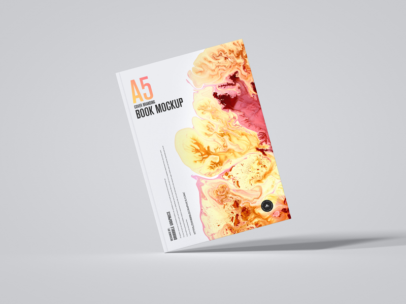 Free-A5-Cover-Branding-Book-Mockup