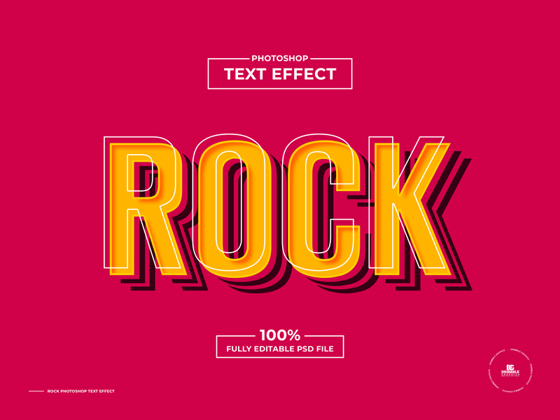 Free-Rock-Photoshop-Text-Effect