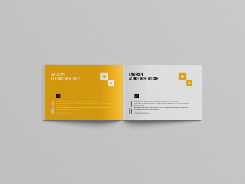 Free-Landscape-Open-A4-Brochure-Mockup