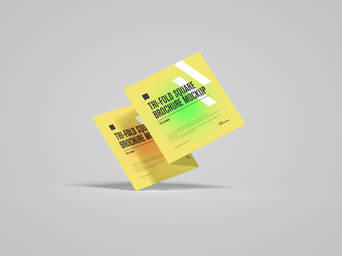 Free-Tri-Fold-Square-Brochure-Mockup