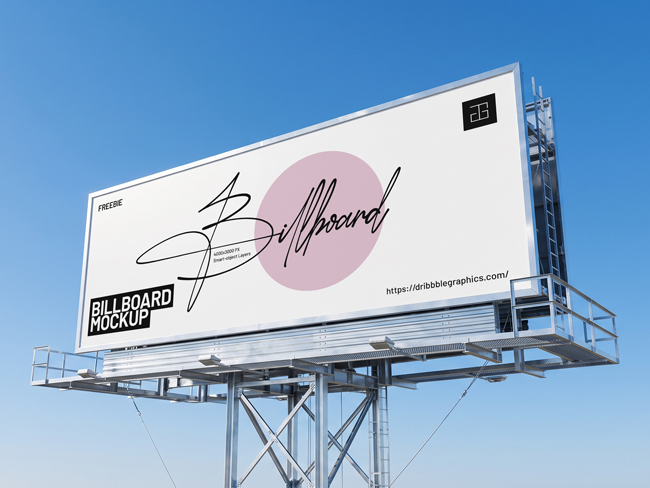Free-Outdoor-Advertising-Billboard-Mockup