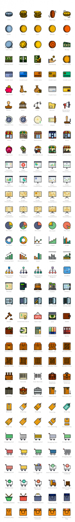 170 Free Retro Shopping, Finance & Business Icons | Dribbble Graphics