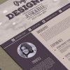 Free-Vintage-Style-Designers-Resume-Design-Template-300