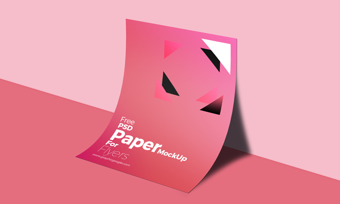 Free-PSD-Paper-&-A4-Flyer-MockUp-Template-300