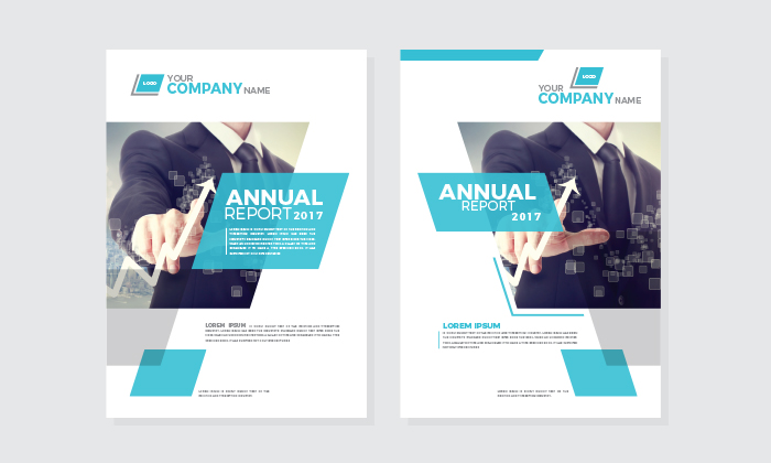 Download Free Annual Report Cover Design Templates | Dribbble Graphics