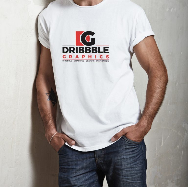 Download Free Cool Buddy T-Shirt MockUp For Logo Branding | Dribbble Graphics