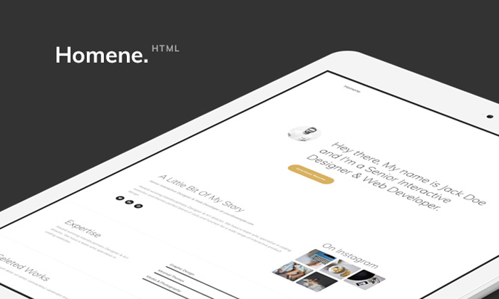 Homene-HTML-Web-Template