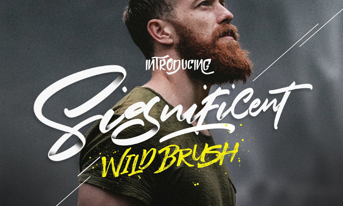 Free-Significent-Wild-Brush-Demo-Font