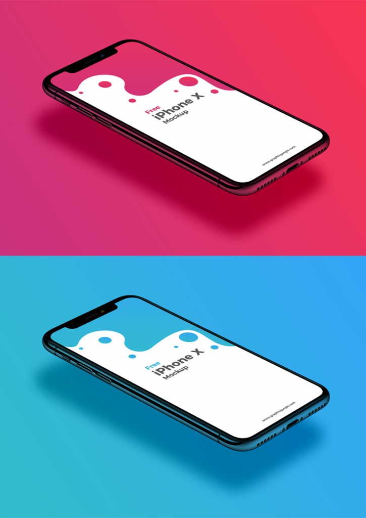 Free Elegant iPhone X Mockup For UI Presentation | Dribbble Graphics