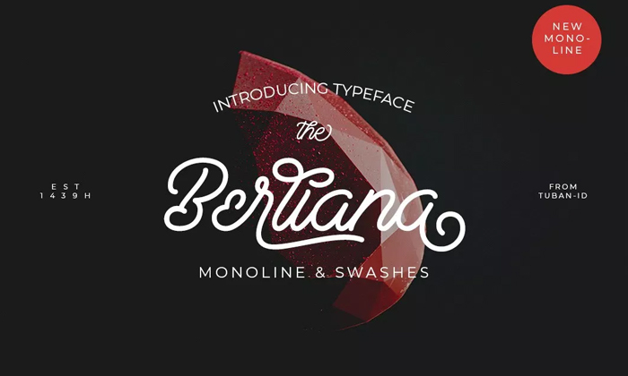 Free-Berliana-Monoline-Font-Demo-2018