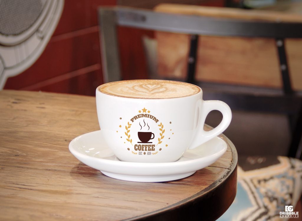 Download Free Logo Branding Coffee Cup Mockup PSD | Dribbble Graphics