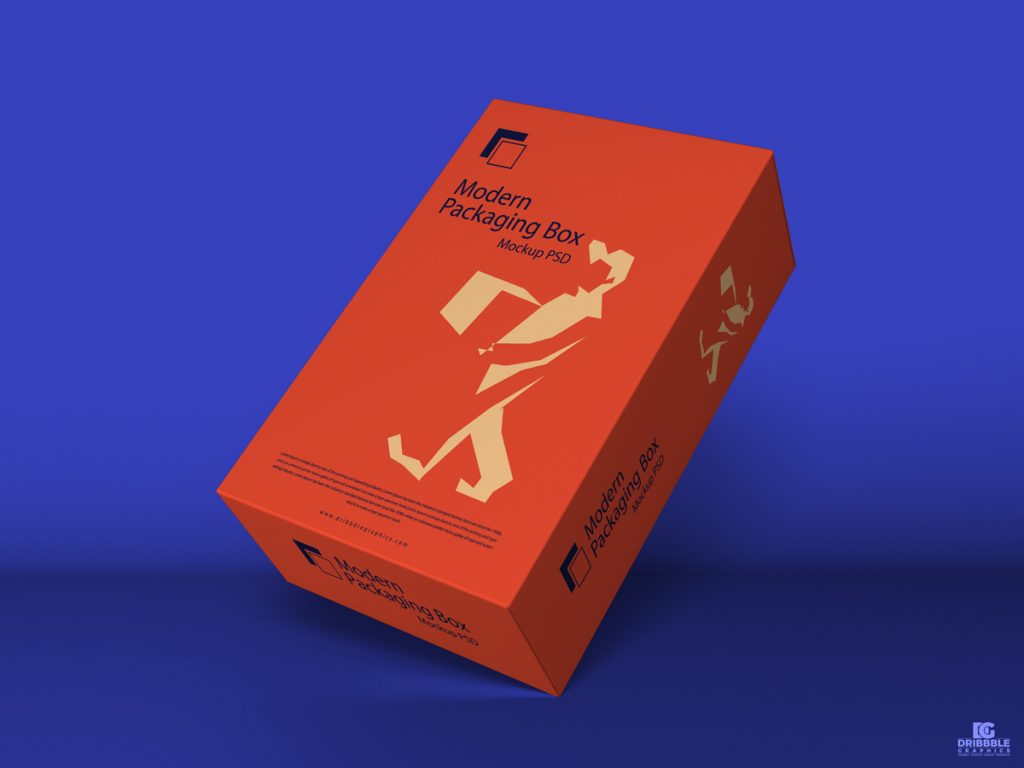 Free Modern Packaging Box Mockup PSD 2018 | Dribbble Graphics