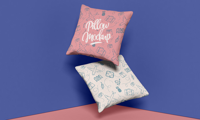 Free-Brand-Square-Pillow-Mockup-Design-PSD-2019-300