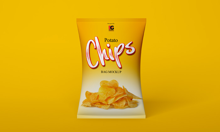 Download Free Chips Bag Mockup PSD Vol 1 | Dribbble Graphics