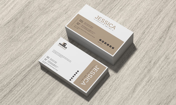 Free-Brand-Business-Card-Mockup-on-Wood-300