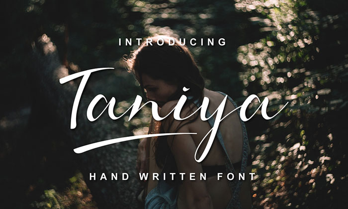 Free-Taniya-Handwritten-Font-Demo