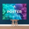 Free-Horizontal-Poster-Canvas-Mockup-on-Wooden-Chair-300