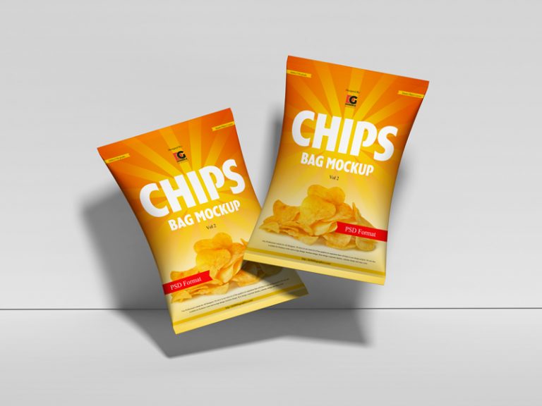 Download Free Chips Bag Mockup PSD Vol 2 | Dribbble Graphics