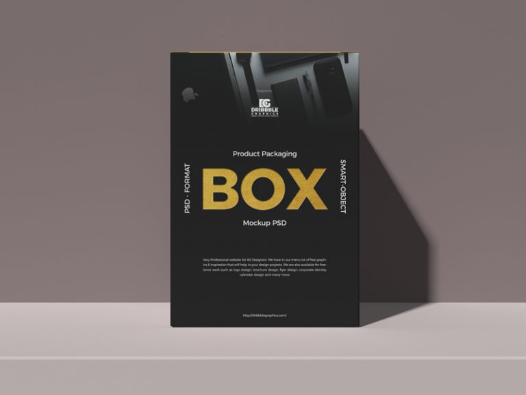 Free Product Packaging Box Mockup PSD | Dribbble Graphics