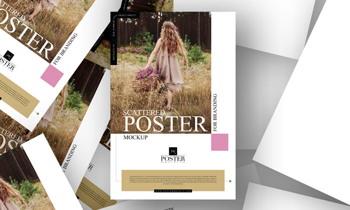 Free-Scattered-Poster-Mockup-300