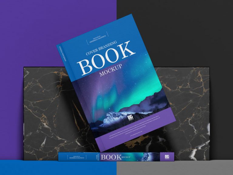 Download Free Cover Branding Book Mockup | Dribbble Graphics