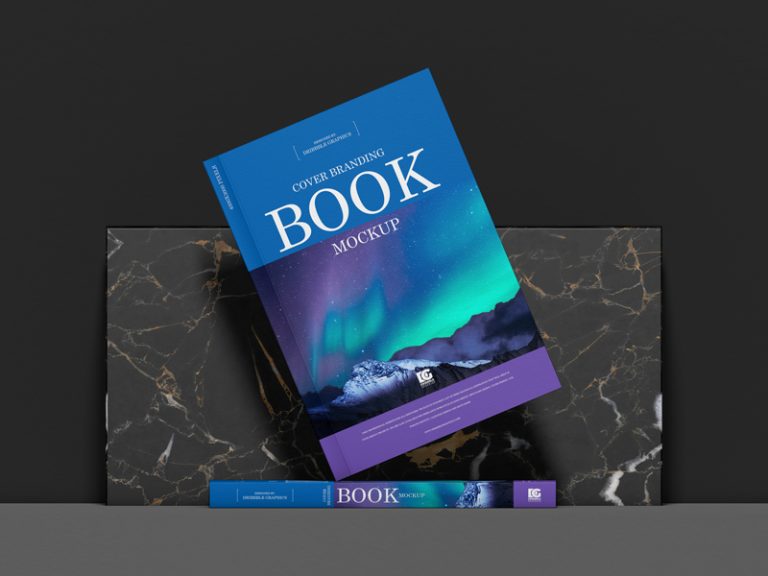 Download Free Cover Branding Book Mockup | Dribbble Graphics