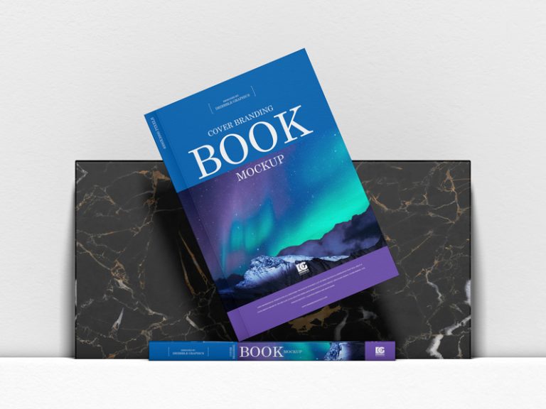 Download Free Cover Branding Book Mockup | Dribbble Graphics