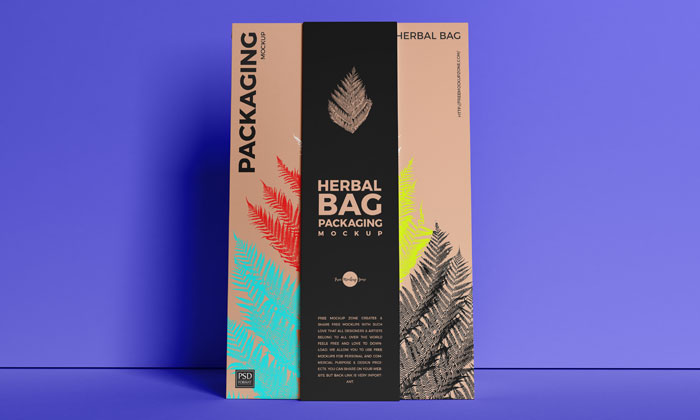 Download Free Food Bag Packaging Mockup | Dribbble Graphics