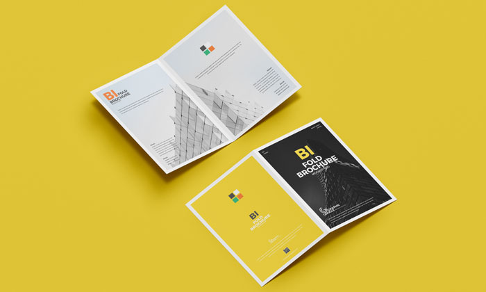 Free-PSD-Branding-A4-Bi-Fold-Brochure-Mockup-300