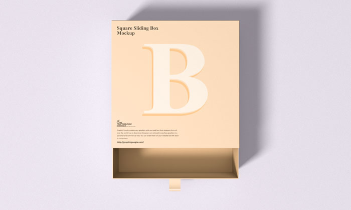 Free Premium Sliding Box Mockup | Dribbble Graphics