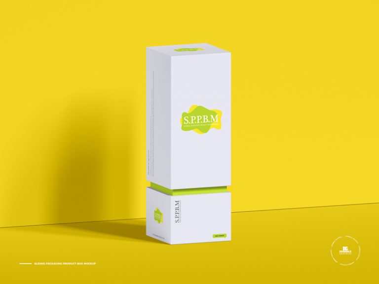 Free Sliding Packaging Product Box Mockup | Dribbble Graphics