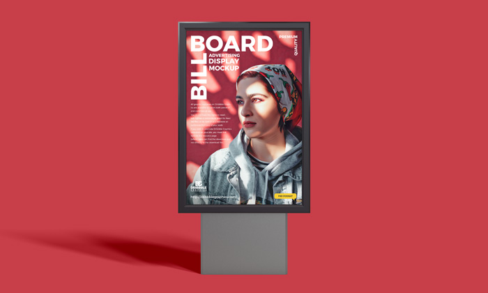 Free-Advertising-Display-Billboard-Mockup-300