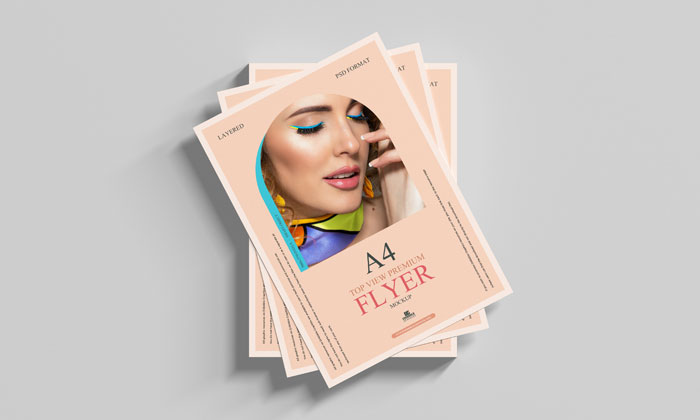 Free-Top-View-Premium-A4-Flyer-Mockup-300