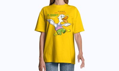 Free-Girl-Wearing-T-Shirt-Mockup-300