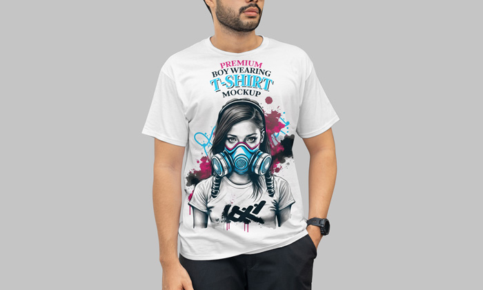 Free-Premium-Boy-Wearing-T-Shirt-Mockup-300