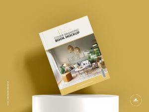 Free Premium Cover Branding Book Mockup | Dribbble Graphics