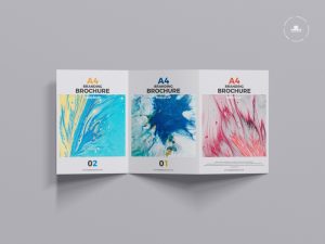 Free Premium Branding A4 Brochure Mockup | Dribbble Graphics