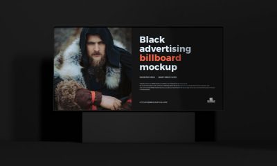 Free-Black-Advertising-Billboard-Mockup-300