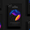 Free-Top-View-Grid-Poster-Mockup-300