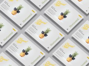 Free Grid A3 Horizontal Poster Mockup | Dribbble Graphics