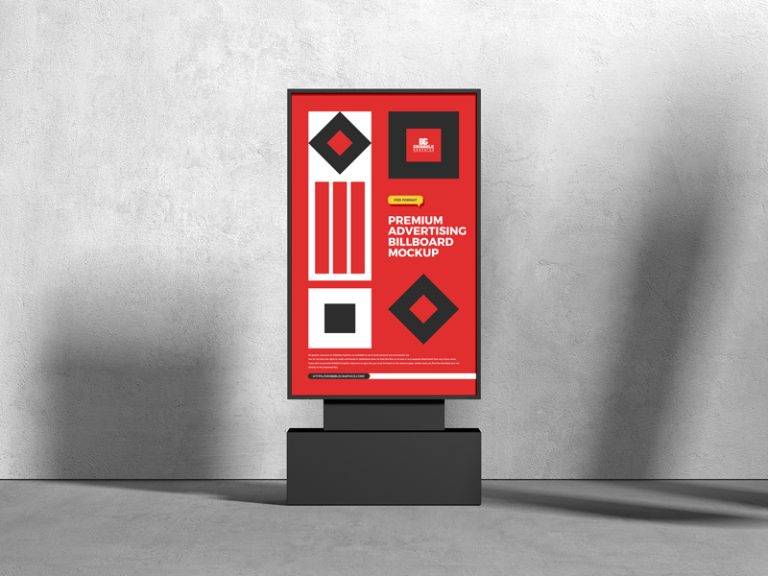 Free Premium Advertising Billboard Mockup PSD | Dribbble Graphics