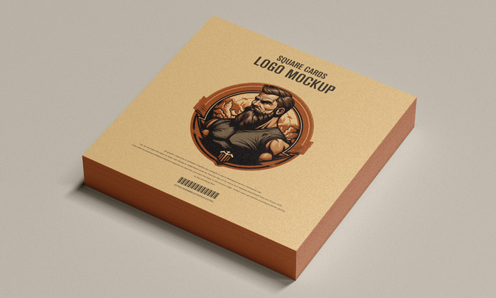Free-Square-Cards-Logo-Mockup-300