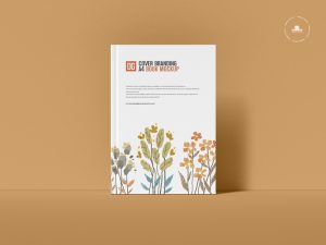 Free Cover Branding A4 Book Mockup | Dribbble Graphics