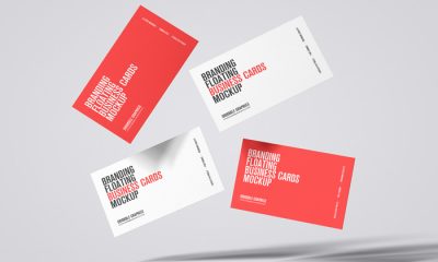 Free-Branding-Floating-Business-Cards-Mockup-300