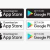 Free-Download-on-the-App-Store-and-Get-it-on-Google-Play-Button-Icons-Set-300